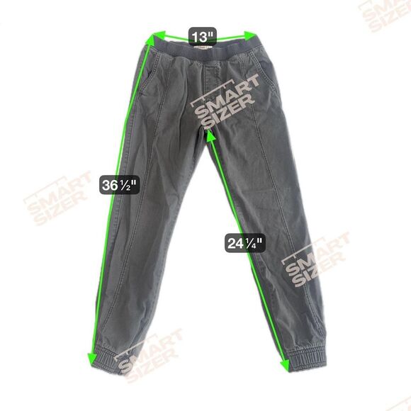 Abercrombie Kids Army Green Joggers | Size Large | 100% Cotton - Picture 6 of 6